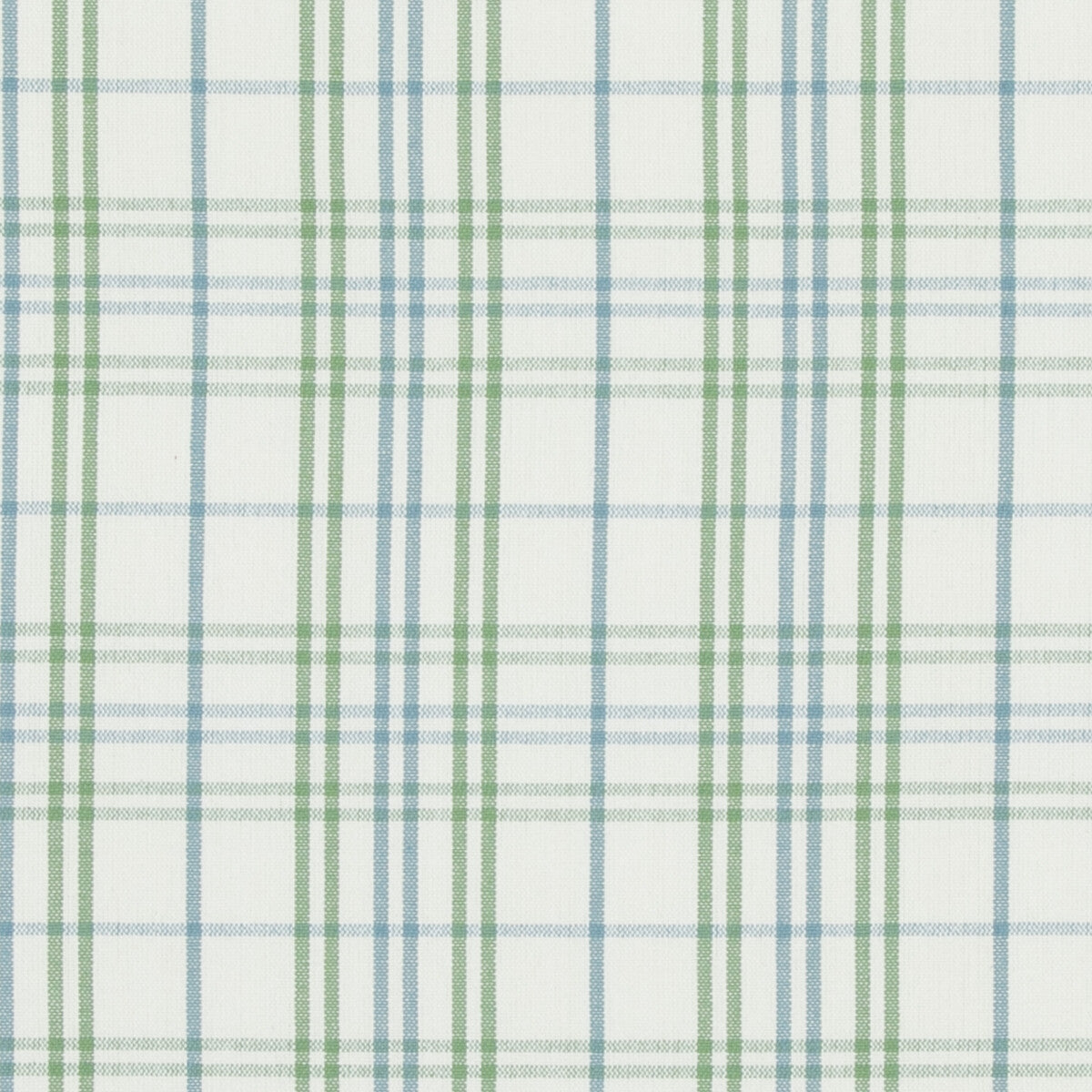 BAKER LIFESTYLE PF50508.5.0 PURBECK CHECK GREEN/AQUA Fabric - Eade's Wallpaper