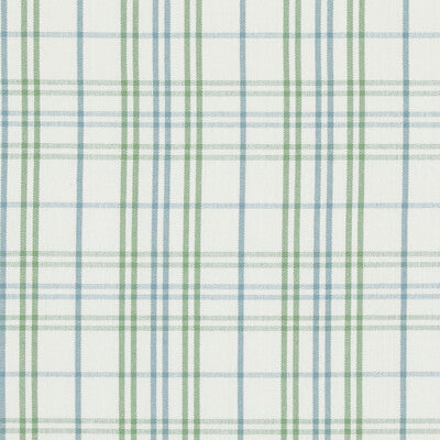 BAKER LIFESTYLE PF50508.5.0 PURBECK CHECK GREEN/AQUA Fabric - Eade's Wallpaper