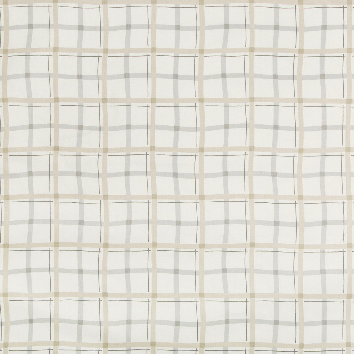 KRAVET BASICS PLAIDDANCE.16.0 PLAIDDANCE PUTTY Fabric - Eade's Wallpaper