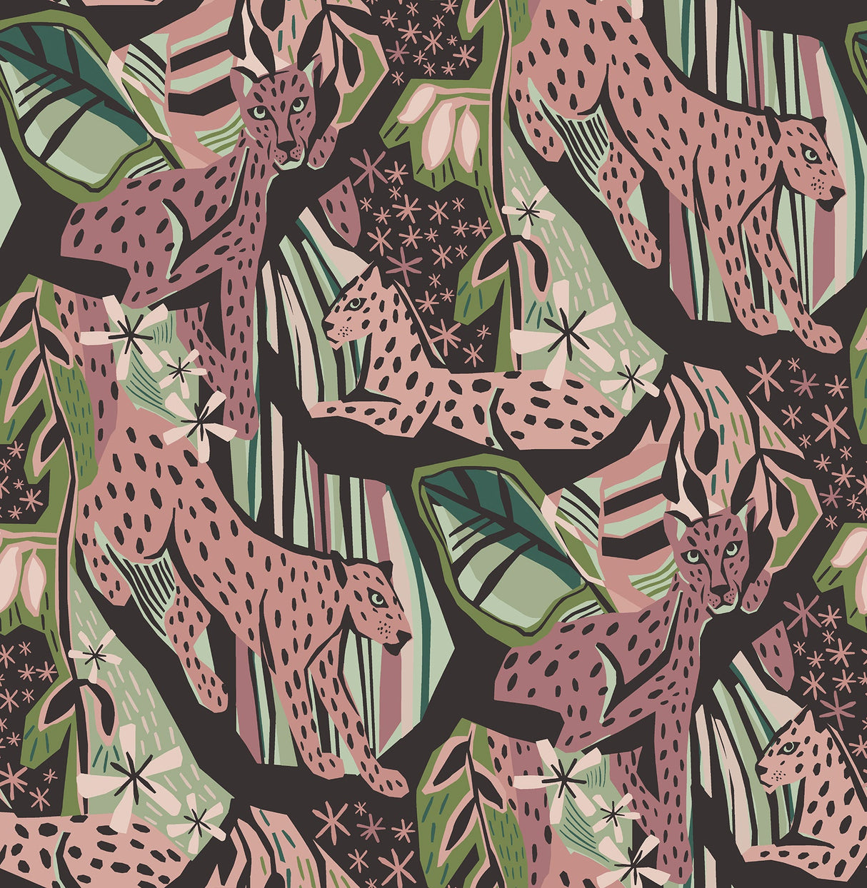 Pip & Lo PLS4218 Plum Cat Nap Peel & Stick Wallpaper