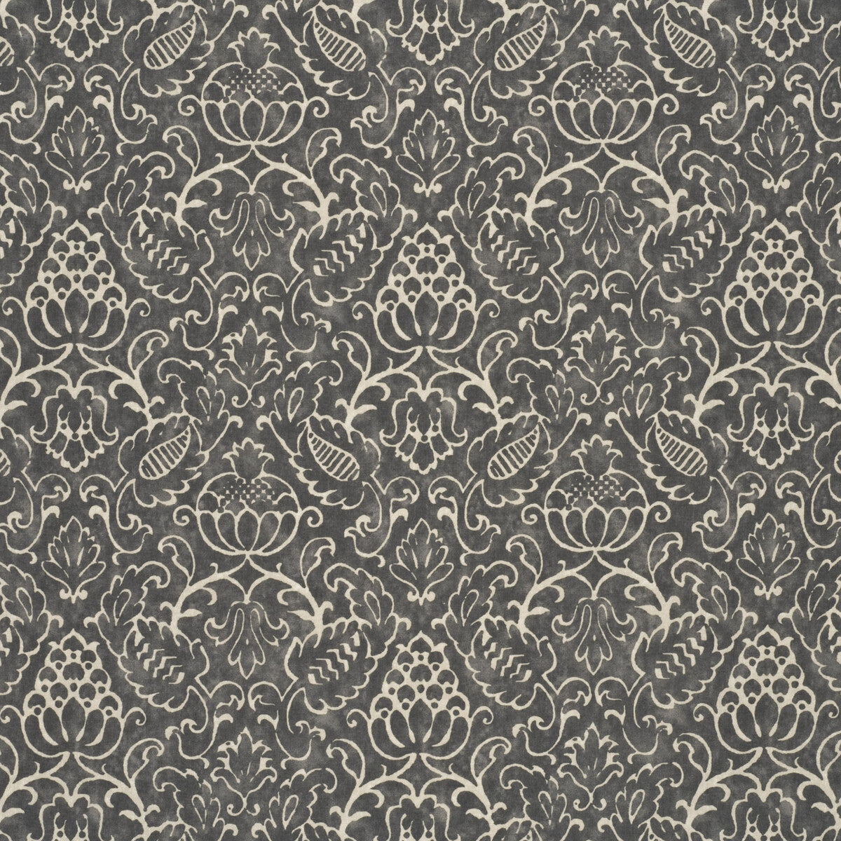 BAKER LIFESTYLE PP50280.1.0 OAKBURY SMOKE Fabric - Eade's Wallpaper