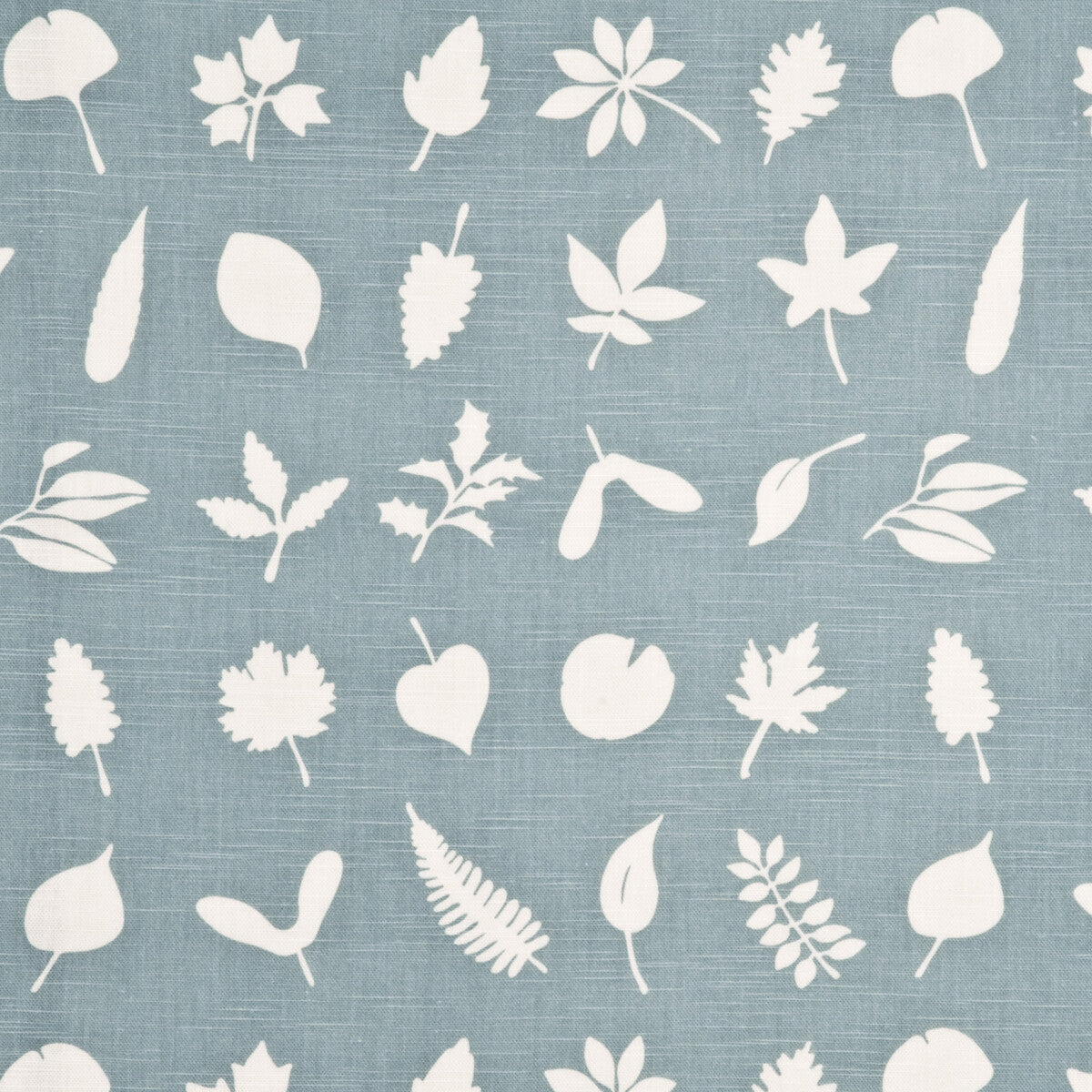 BAKER LIFESTYLE PP50342.1.0 TUMBLING LEAVES AQUA Fabric - Eade's Wallpaper