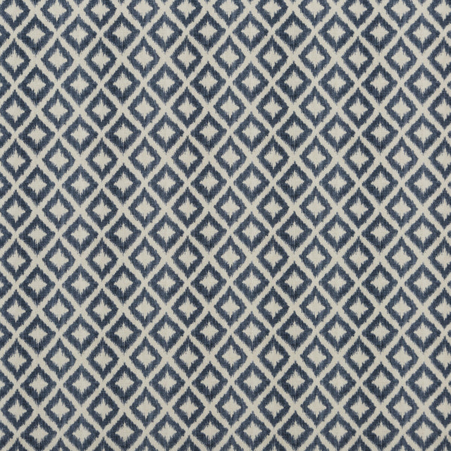 BAKER LIFESTYLE PP50431.2.0 SALSA DIAMOND INDIGO Fabric - Eade's Wallpaper