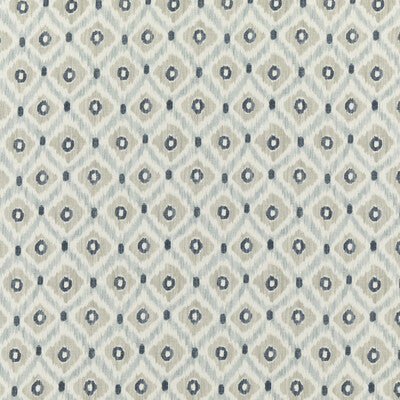 BAKER LIFESTYLE PP50448.1.0 VASCO INDIGO/STONE Fabric - Eade's Wallpaper