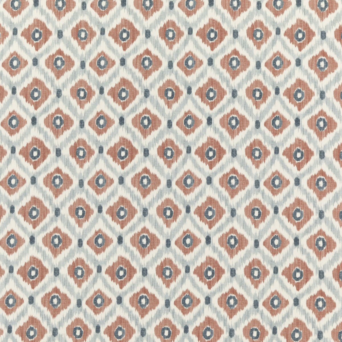 BAKER LIFESTYLE PP50448.3.0 VASCO INDIGO/SPICE Fabric - Eade's Wallpaper
