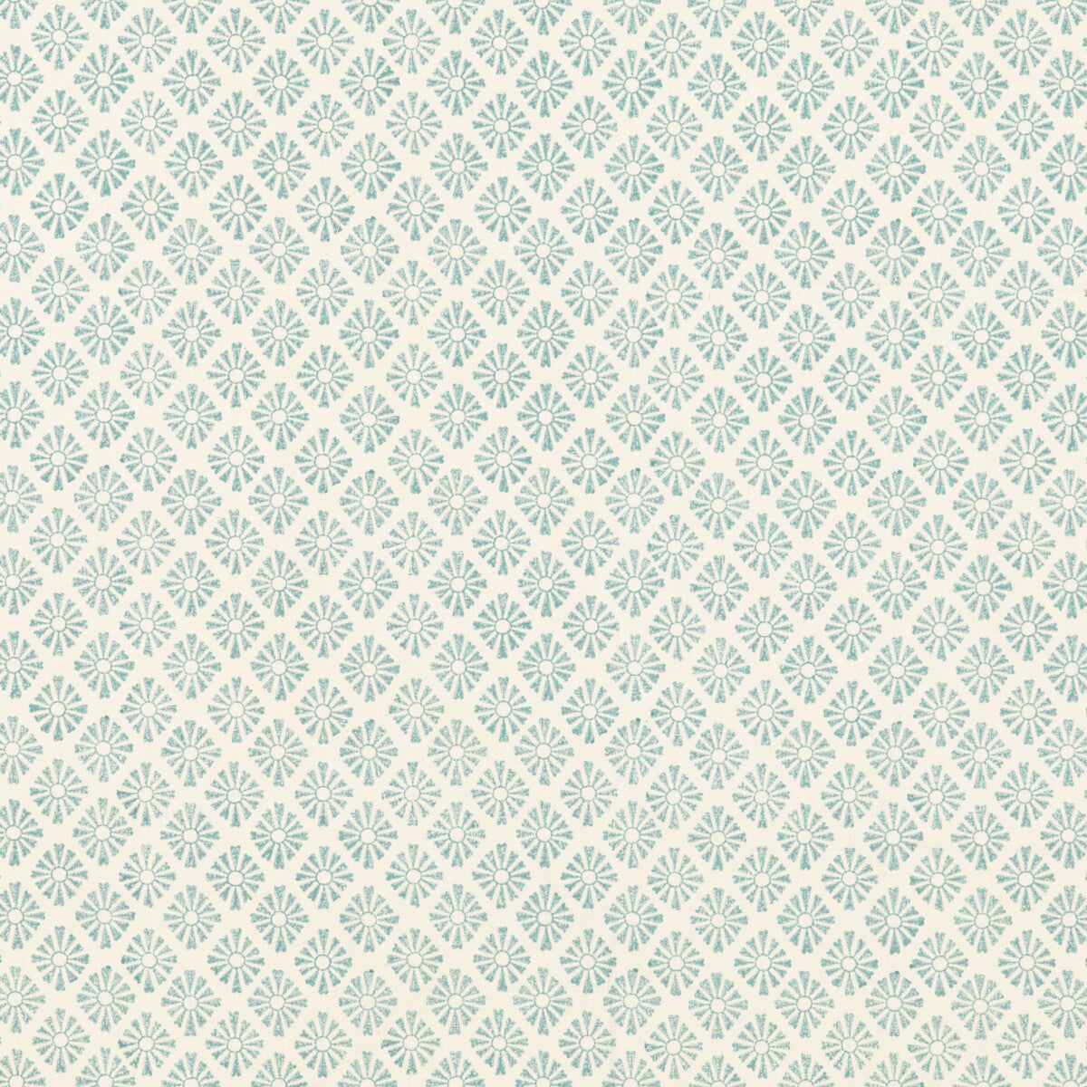 BAKER LIFESTYLE PP50476.1.0 SUNBURST AQUA Fabric - Eade's Wallpaper