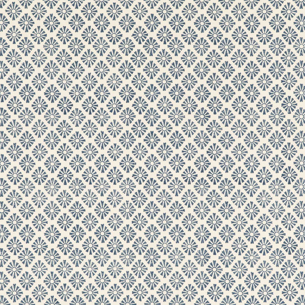 BAKER LIFESTYLE PP50476.2.0 SUNBURST INDIGO Fabric - Eade's Wallpaper