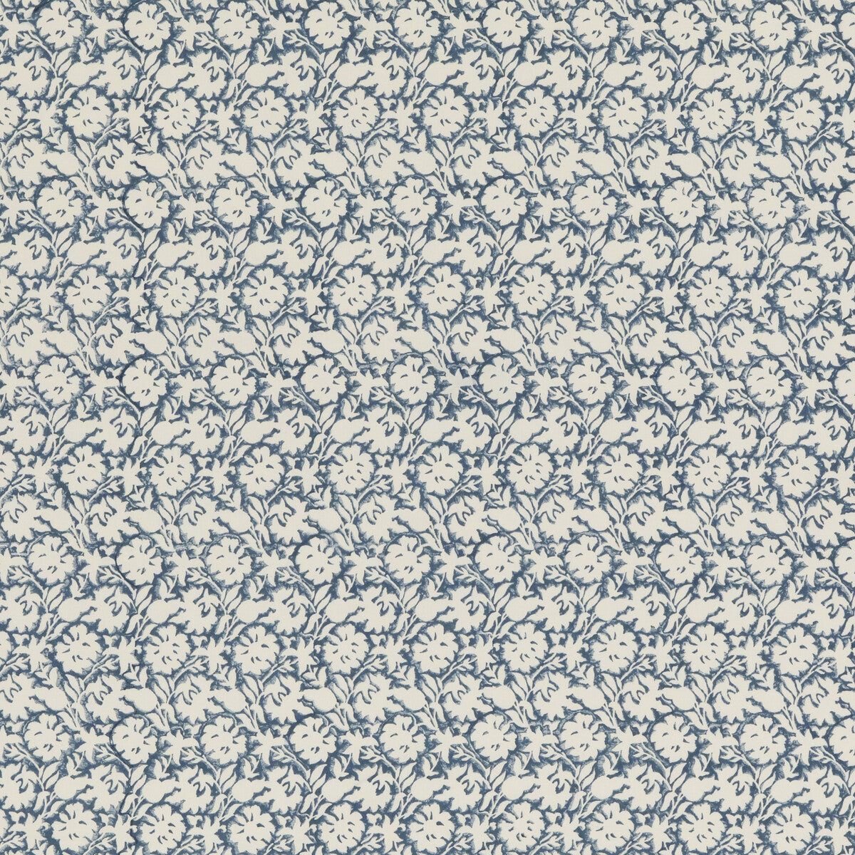 BAKER LIFESTYLE PP50480.1.0 FLOWER PRESS INDIGO Fabric - Eade's Wallpaper