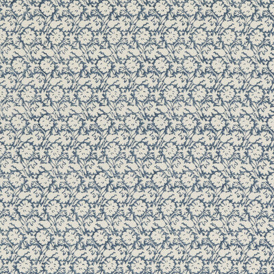 BAKER LIFESTYLE PP50480.1.0 FLOWER PRESS INDIGO Fabric - Eade's Wallpaper