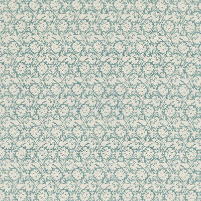 BAKER LIFESTYLE PP50480.3.0 FLOWER PRESS AQUA Fabric - Eade's Wallpaper