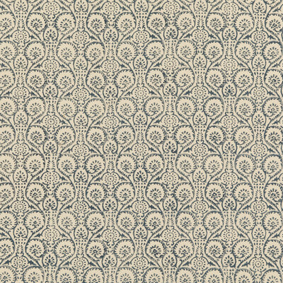 BAKER LIFESTYLE PP50481.1.0 POLLEN TRAIL INDIGO Fabric - Eade's Wallpaper