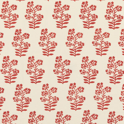 BAKER LIFESTYLE PP50483.2.0 WILD FLOWER RUSTIC RED Fabric - Eade's Wallpaper