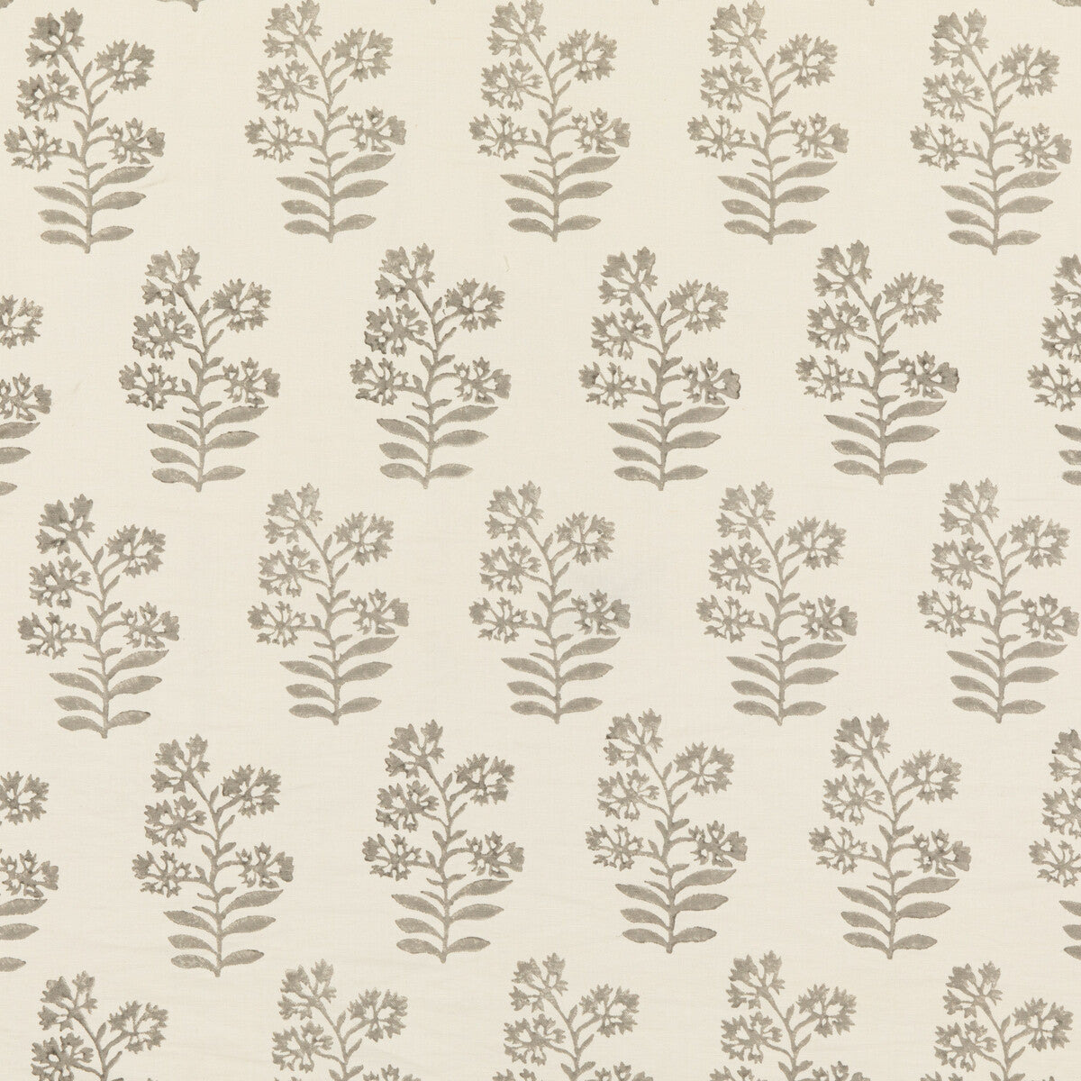 BAKER LIFESTYLE PP50483.4.0 WILD FLOWER STONE Fabric - Eade's Wallpaper