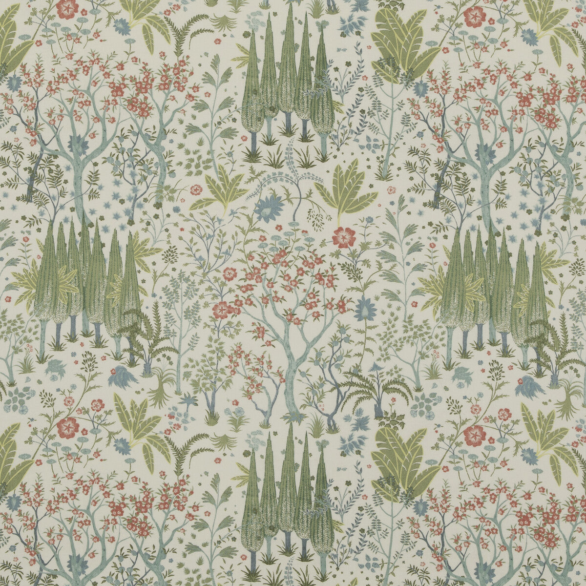 BAKER LIFESTYLE PP50500.3.0 BRIDPORT GREEN Fabric - Eade's Wallpaper