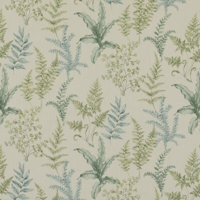 BAKER LIFESTYLE PP50503.2.0 FERNDOWN AQUA Fabric - Eade's Wallpaper