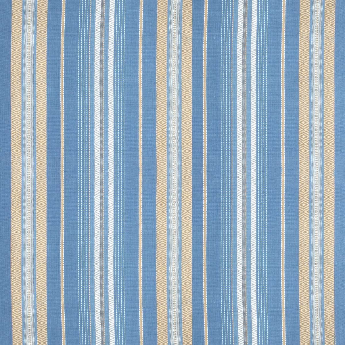 Scalamandre PQ 0001A856 BLUE/MULTI RABIA Fabric - Eade's Wallpaper