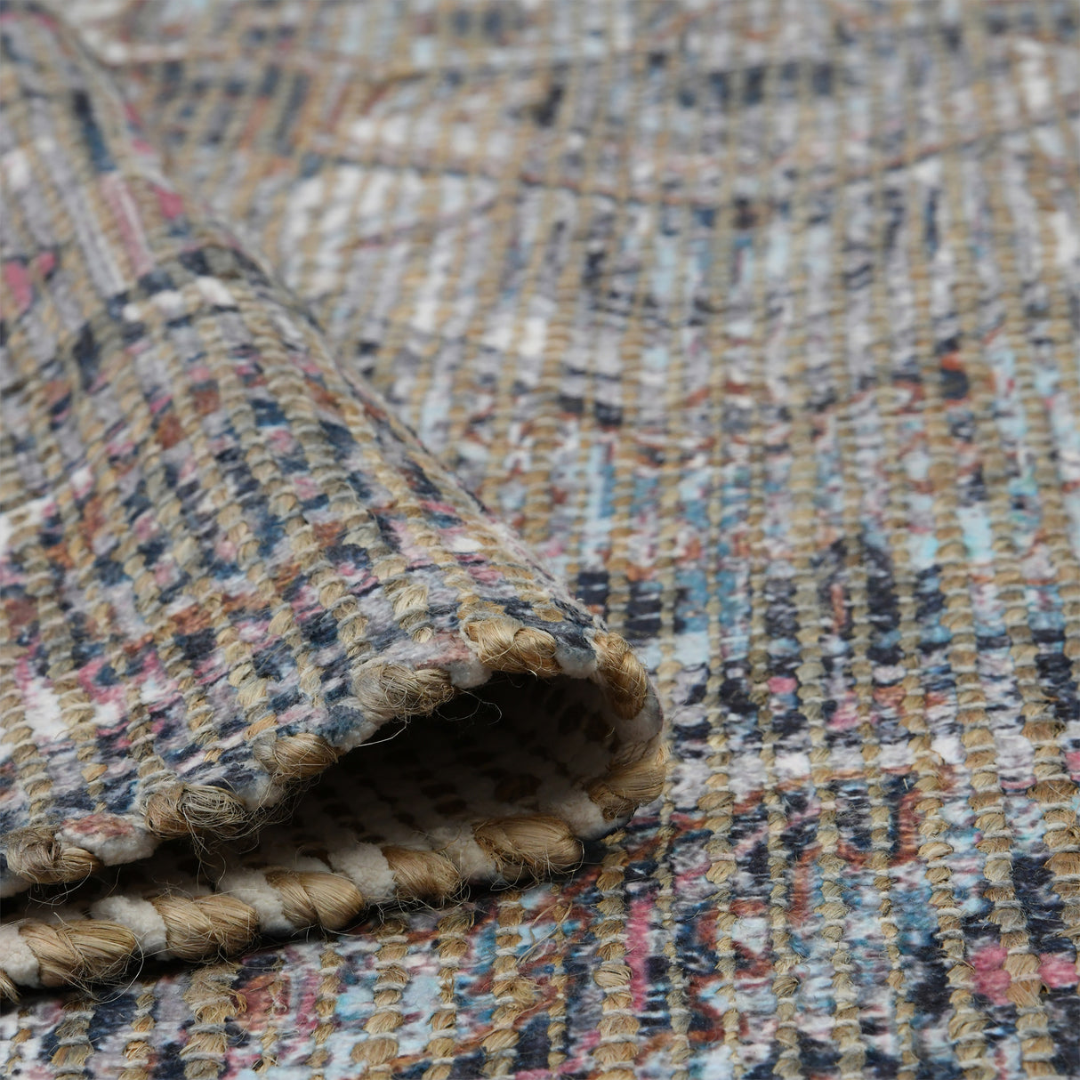 Amer Rugs PRE-5 Prairie Farmhouse Oriental /Pink Area Rug