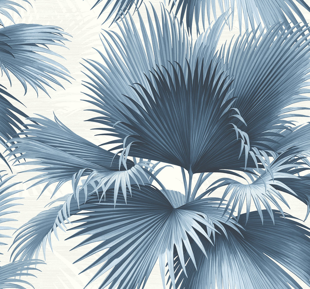 Kenneth James PS40102 Endless Summer Blue Palm Wallpaper