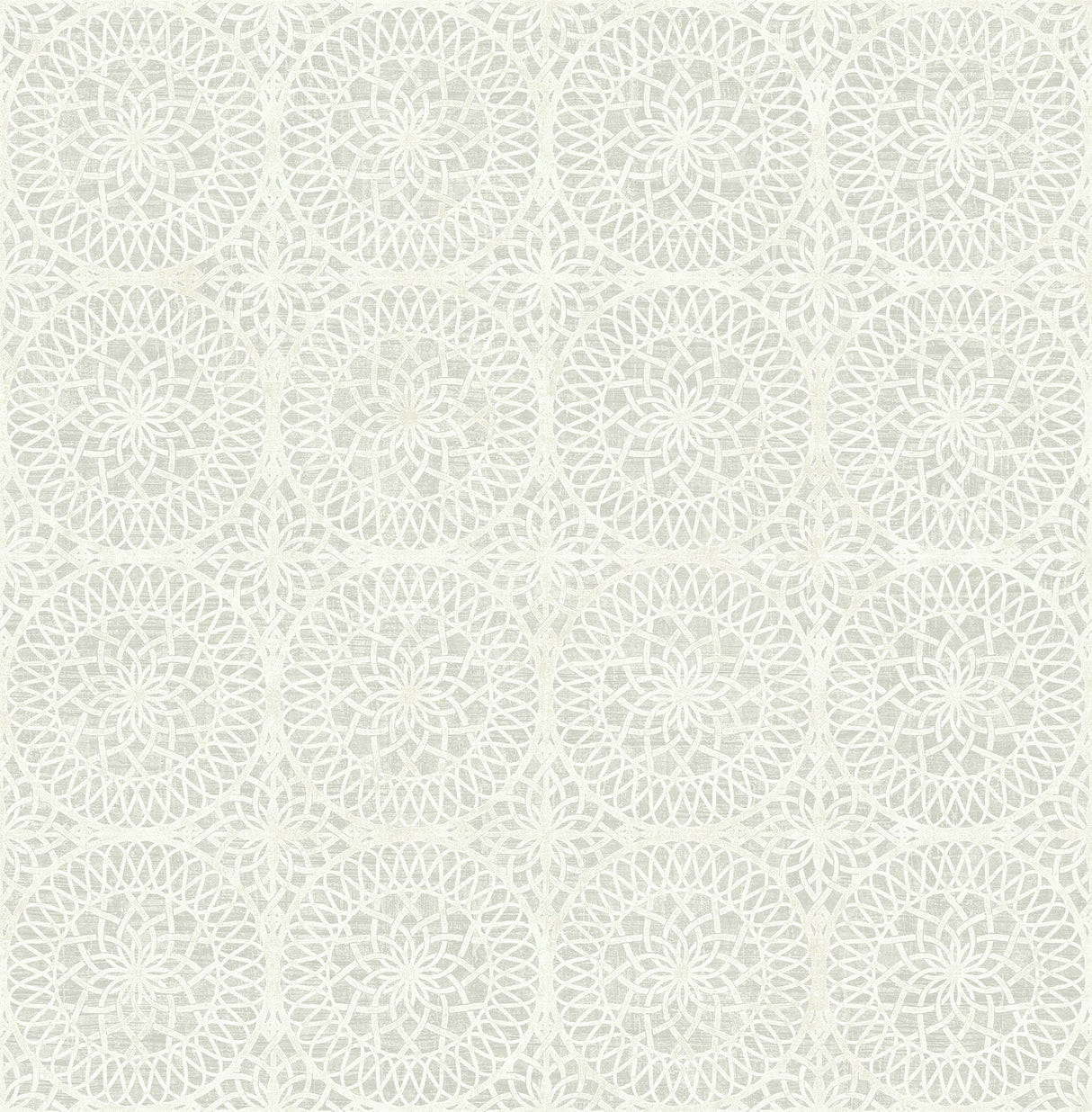 Kenneth James PS40810 Twist Pewter Medallion Wallpaper