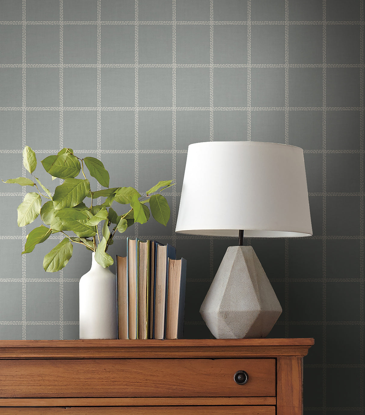 York PSW1025RL Magnolia Home Sunday Best Grey Peel & Stick Wallpaper