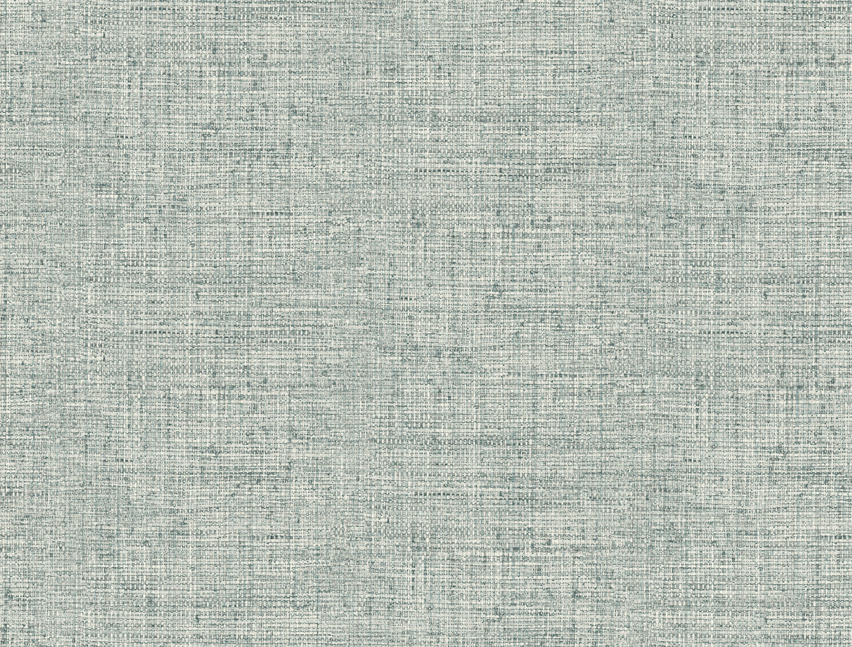 York PSW1040RL Papyrus Weave Blue Peel & Stick Wallpaper