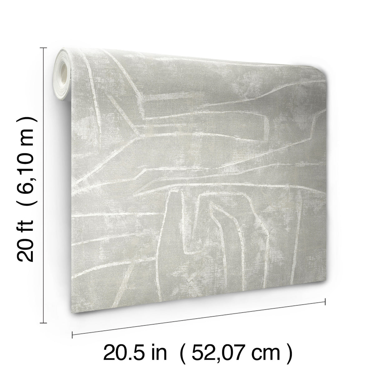 York PSW1069RL Urban Chalk Grey Peel & Stick Wallpaper