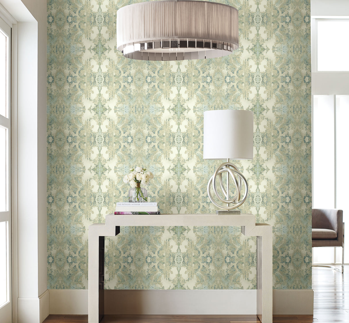 York PSW1091RL Inner Beauty Pink Peel & Stick Wallpaper