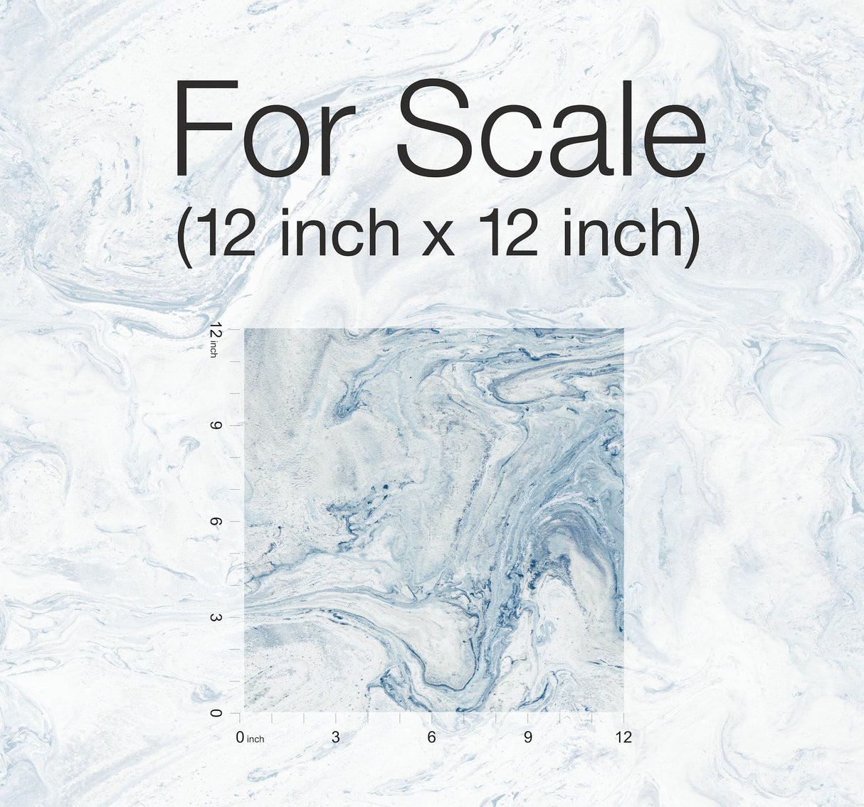 York PSW1126RL Oil & Marble Blue Peel & Stick Wallpaper