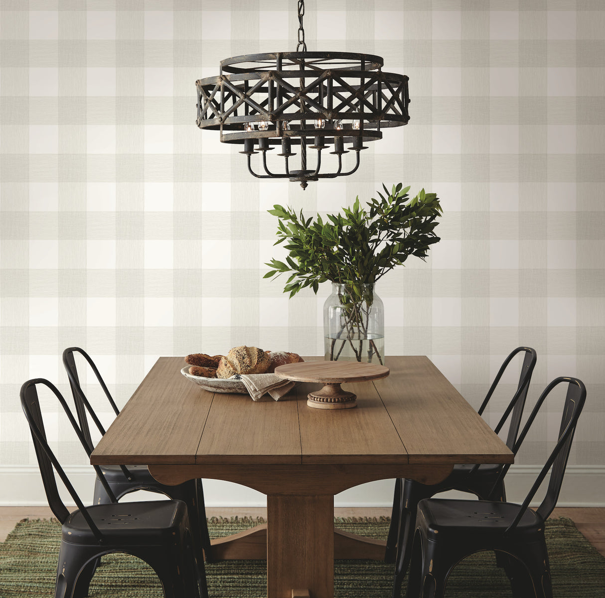 York PSW1155RL Magnolia Home Common Thread Green Peel & Stick Wallpaper