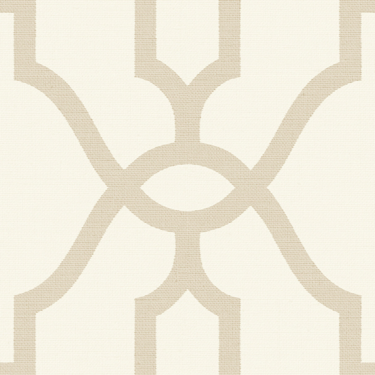 York PSW1162RL Magnolia Home Woven Trellis Beige Peel & Stick Wallpaper