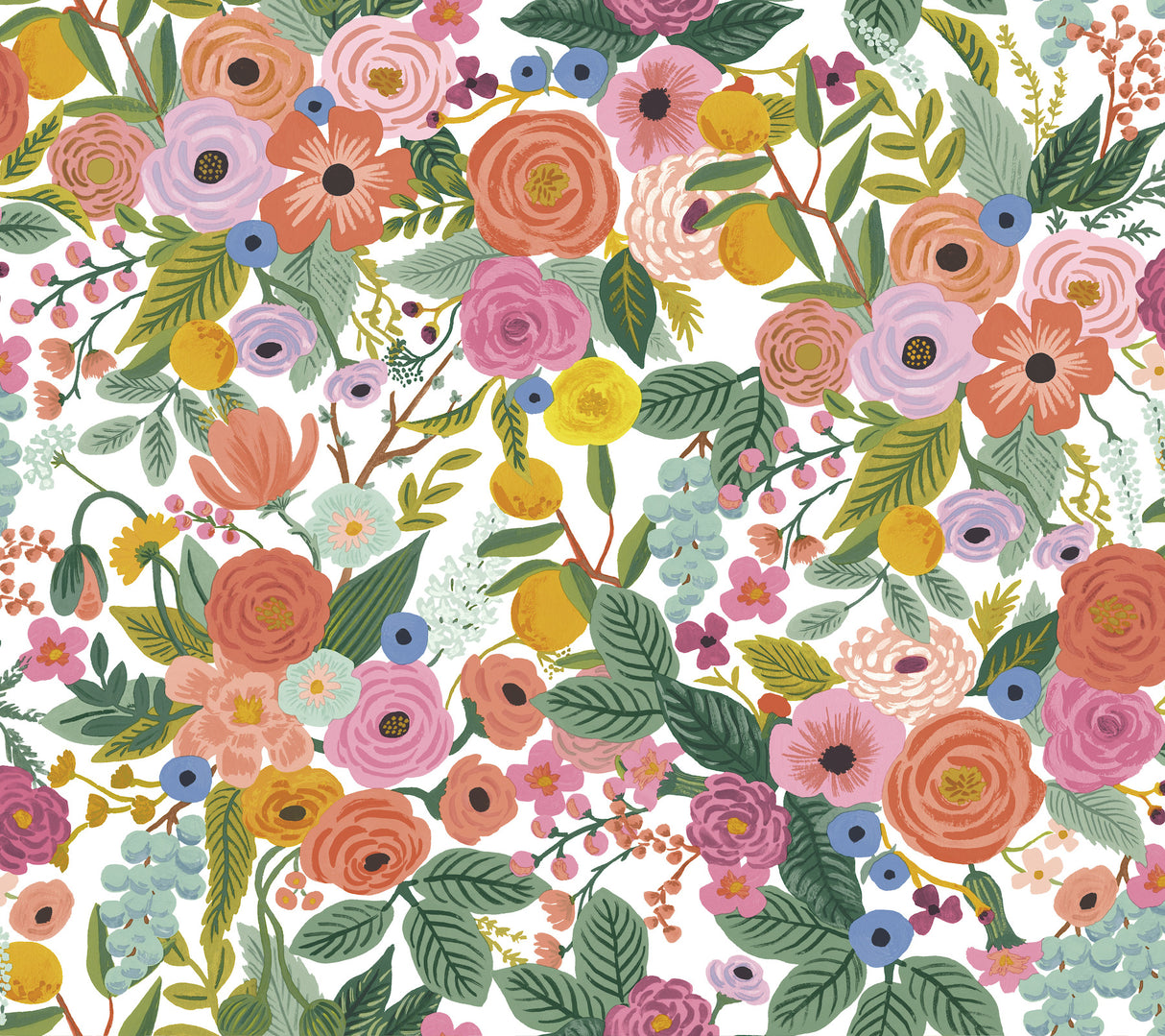 York PSW1200RL Garden Party Rose Peel & Stick Wallpaper