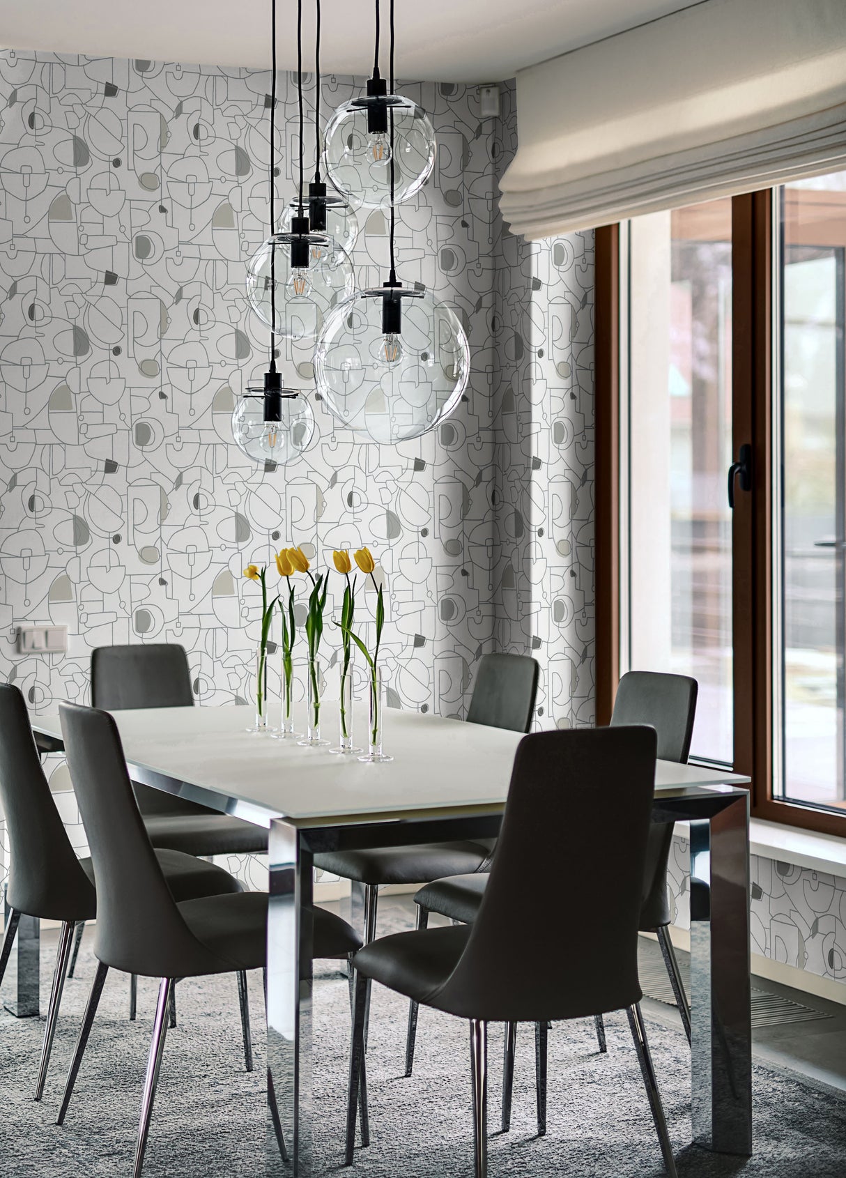 York PSW1225RL Fauvist Neutral Peel & Stick Wallpaper