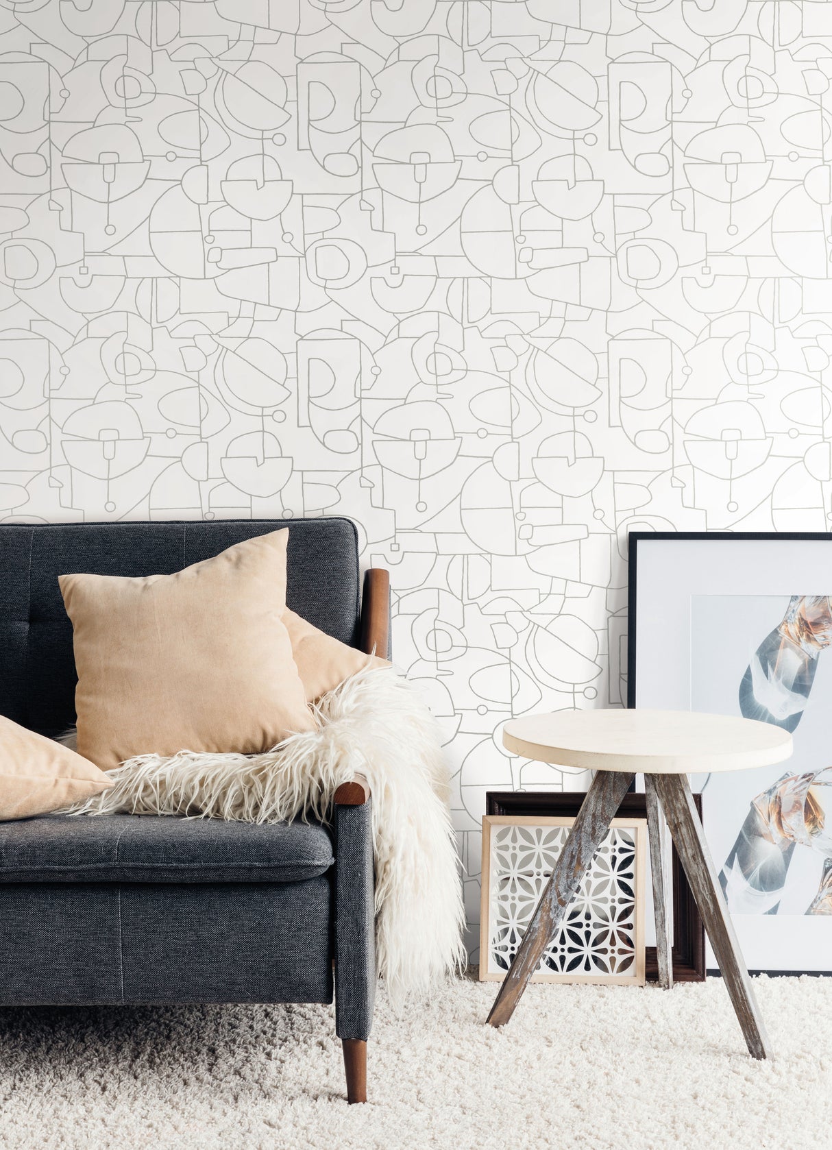 York PSW1266RL Robotics Grey Peel & Stick Wallpaper