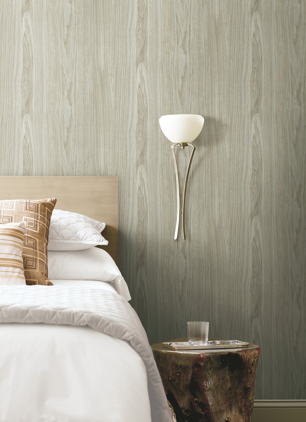 York PSW1275RL Linden Grey Peel & Stick Wallpaper