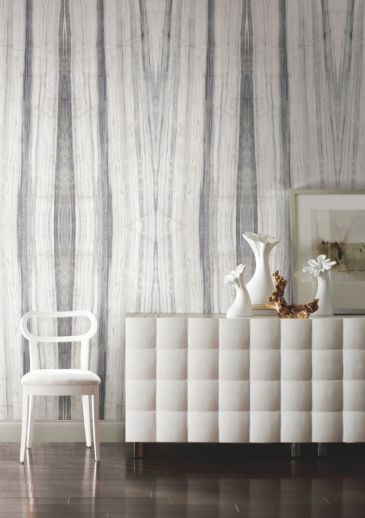 York PSW1297M Spanish Marble Grey Peel & Stick Mural