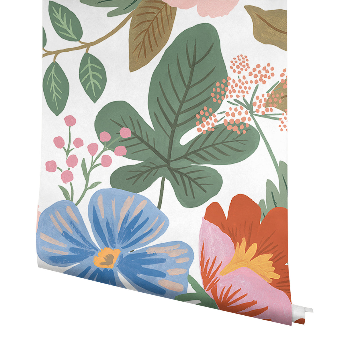 York PSW1334M Strawberry Fields White Peel & Stick Mural