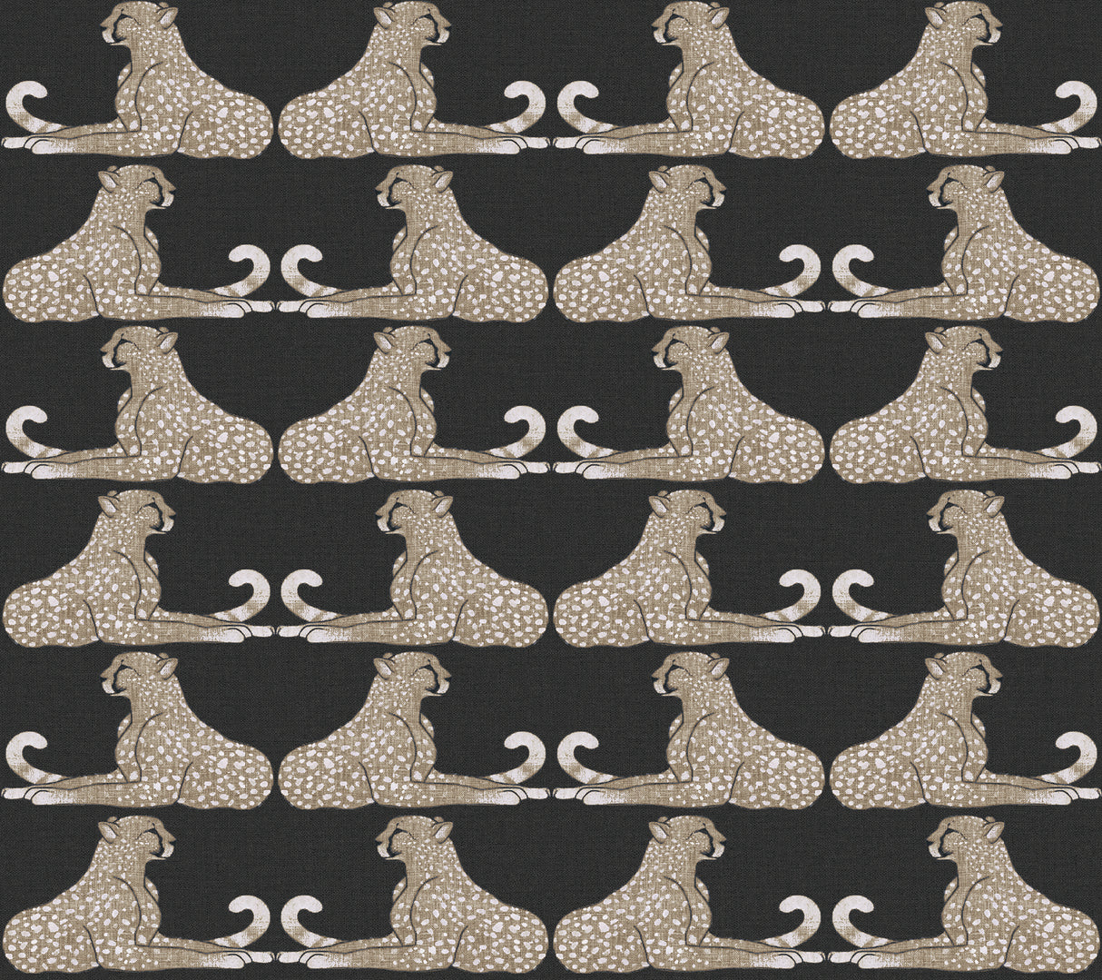 York PSW1355RL Reclining Cheetahs Black Peel & Stick Wallpaper