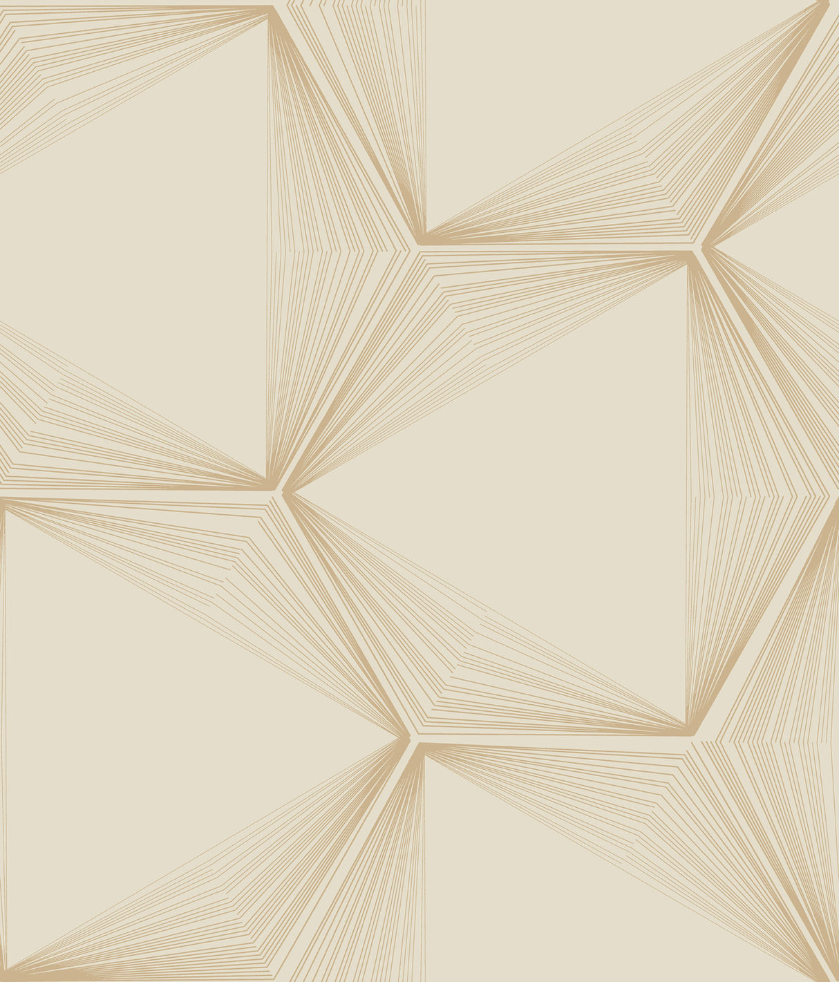 York PSW1416RL Honeycomb Sand & Gold Peel & Stick Wallpaper