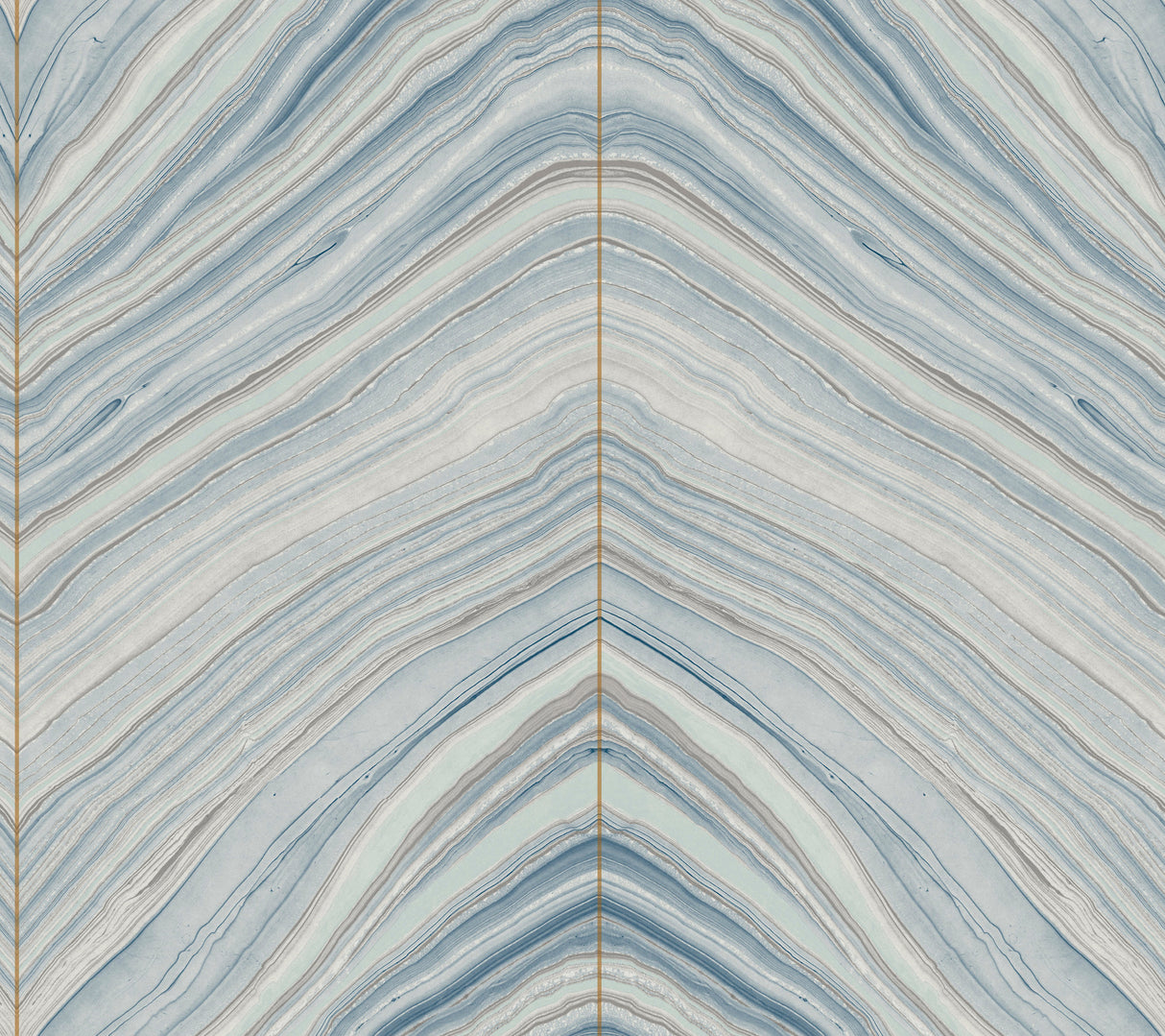York PSW1421RL Onyx Strata Mist Blue Peel & Stick Wallpaper