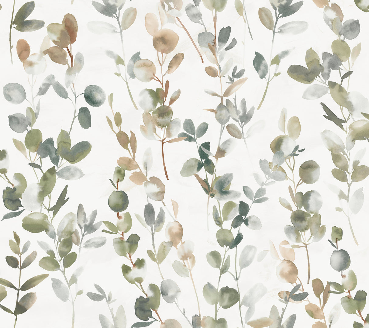 York PSW1430RL Joyful Eucalyptus Green Peel & Stick Wallpaper