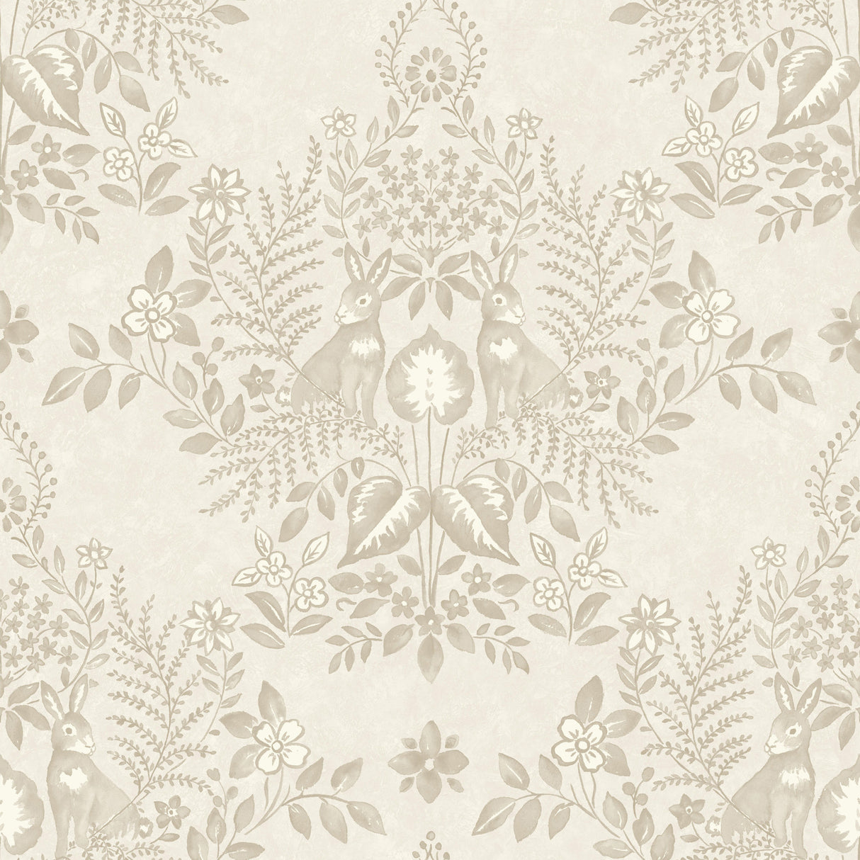 York PSW1434RL Cottontail Toile Wicker Peel & Stick Wallpaper