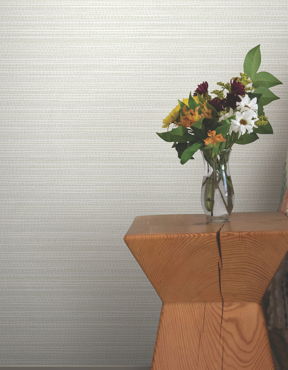 York PSW1450RL Tick Mark Texture Sand & Fog Peel & Stick Wallpaper