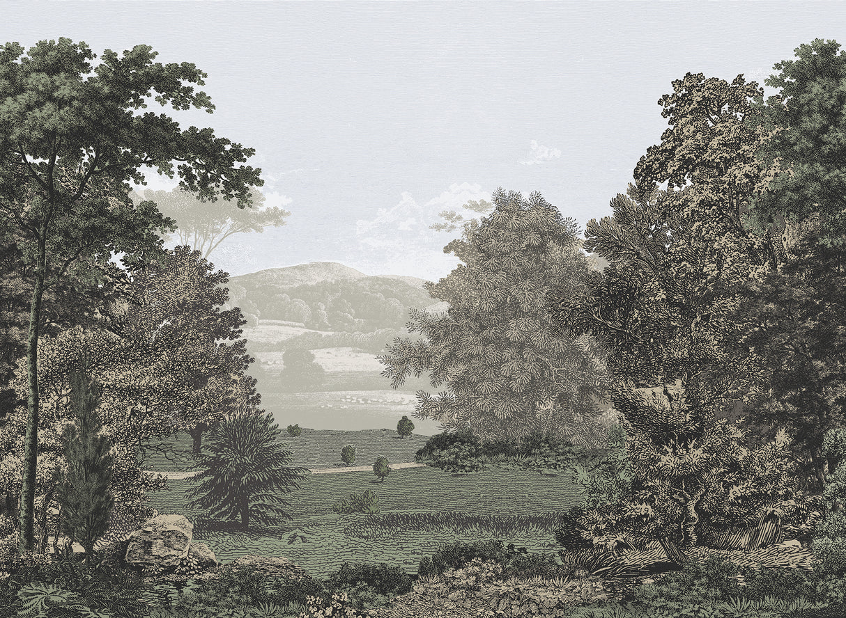 York PSW1456M Scenic Pastures Morning Light Peel & Stick Mural