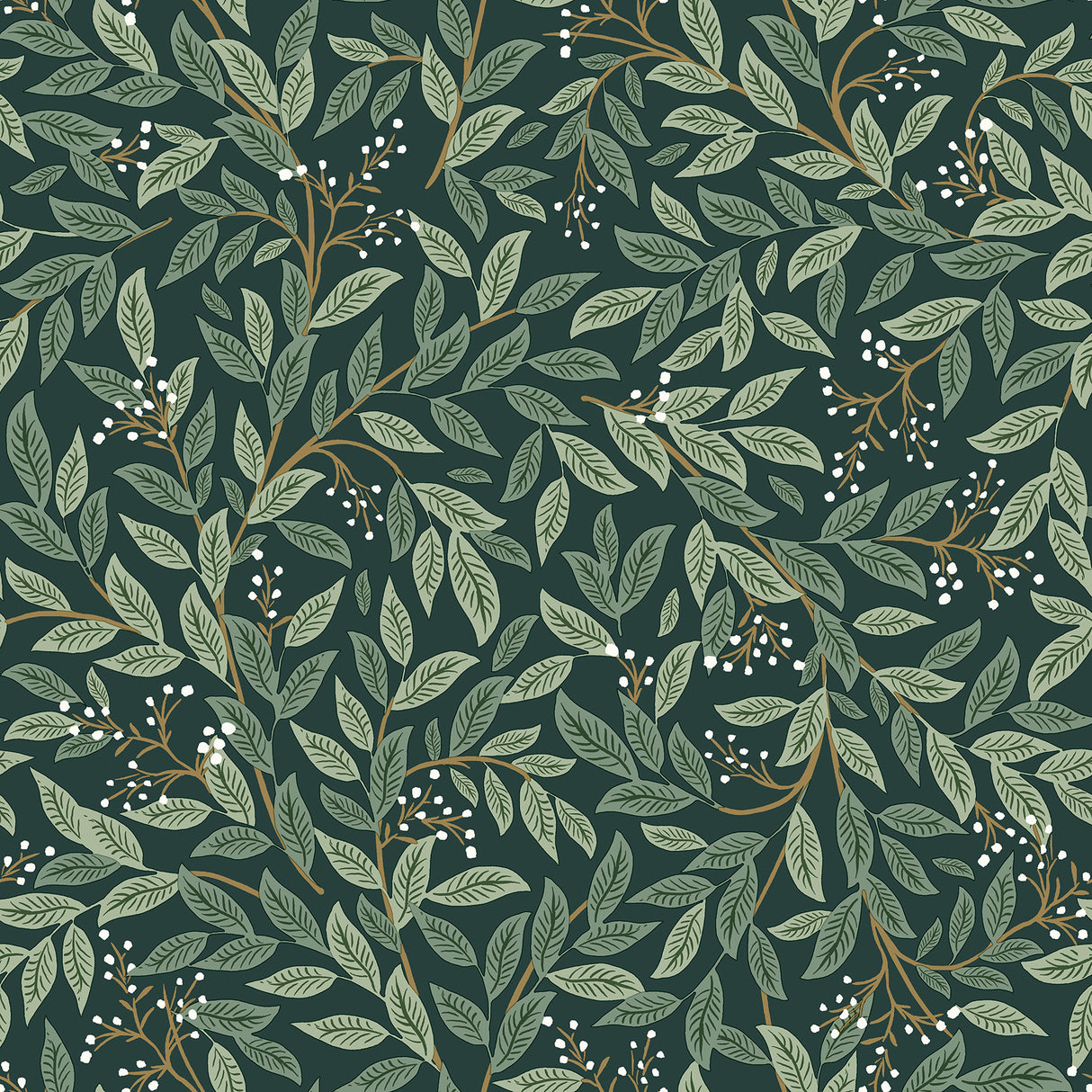 York PSW1471RL Willowberry Emerald Peel & Stick Wallpaper