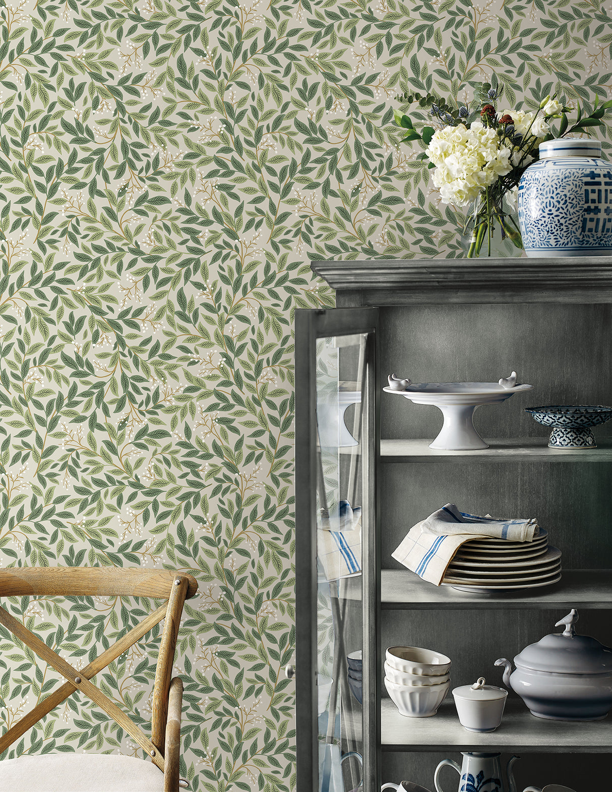 York PSW1473RL Willowberry Linen Peel & Stick Wallpaper