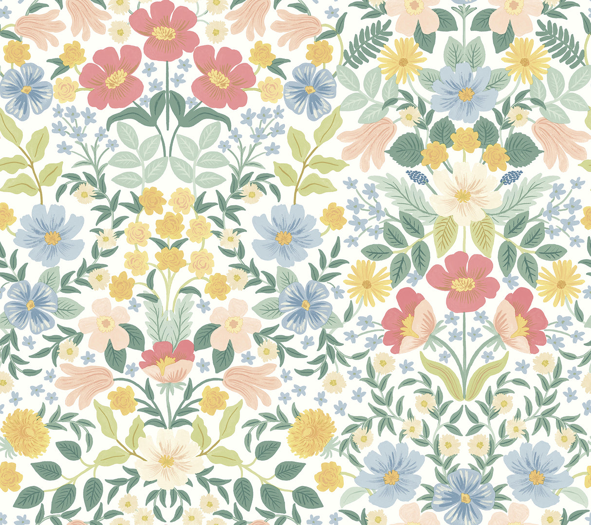 York PSW1474RL Bramble Garden Pastel Multi Peel & Stick Wallpaper