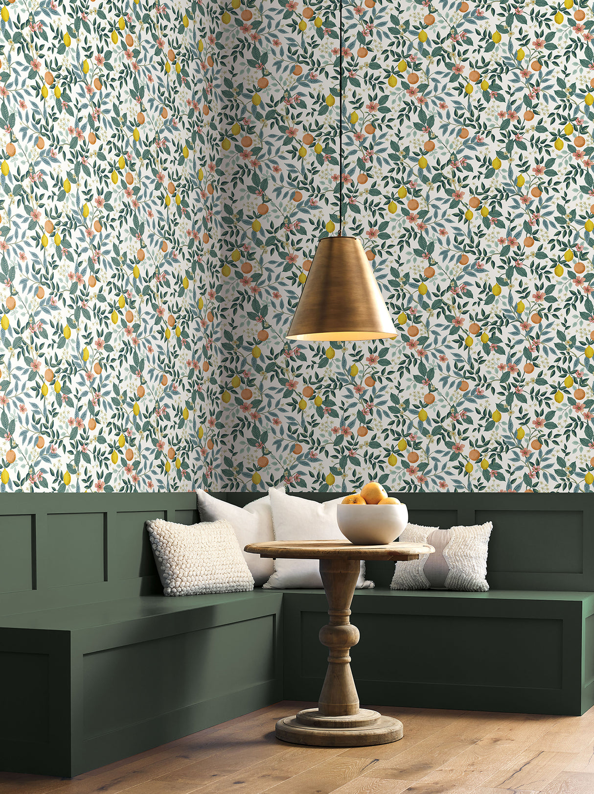 York PSW1479RL Citrus Grove White Peel & Stick Wallpaper
