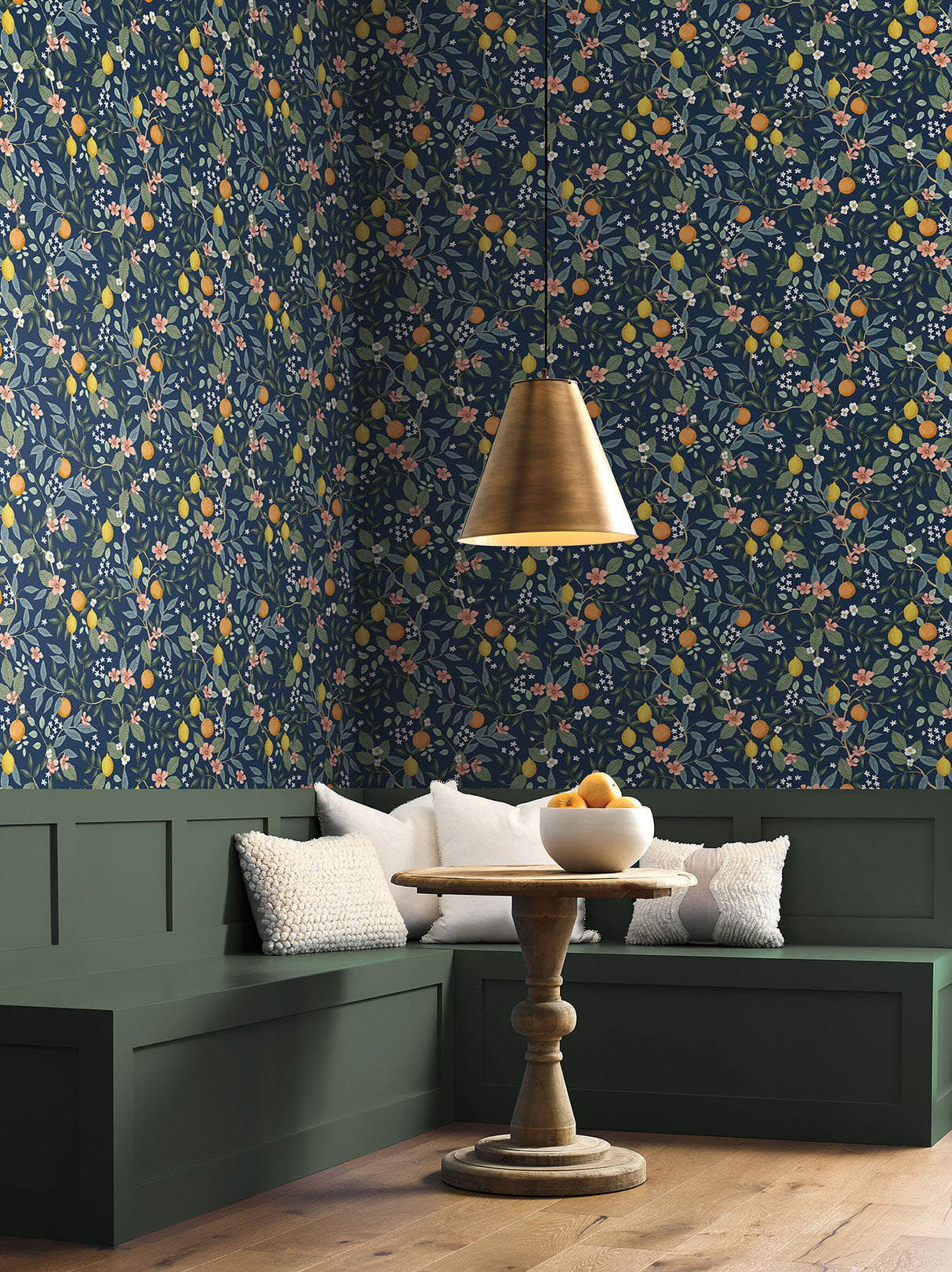 York PSW1481RL Citrus Grove Navy Peel & Stick Wallpaper
