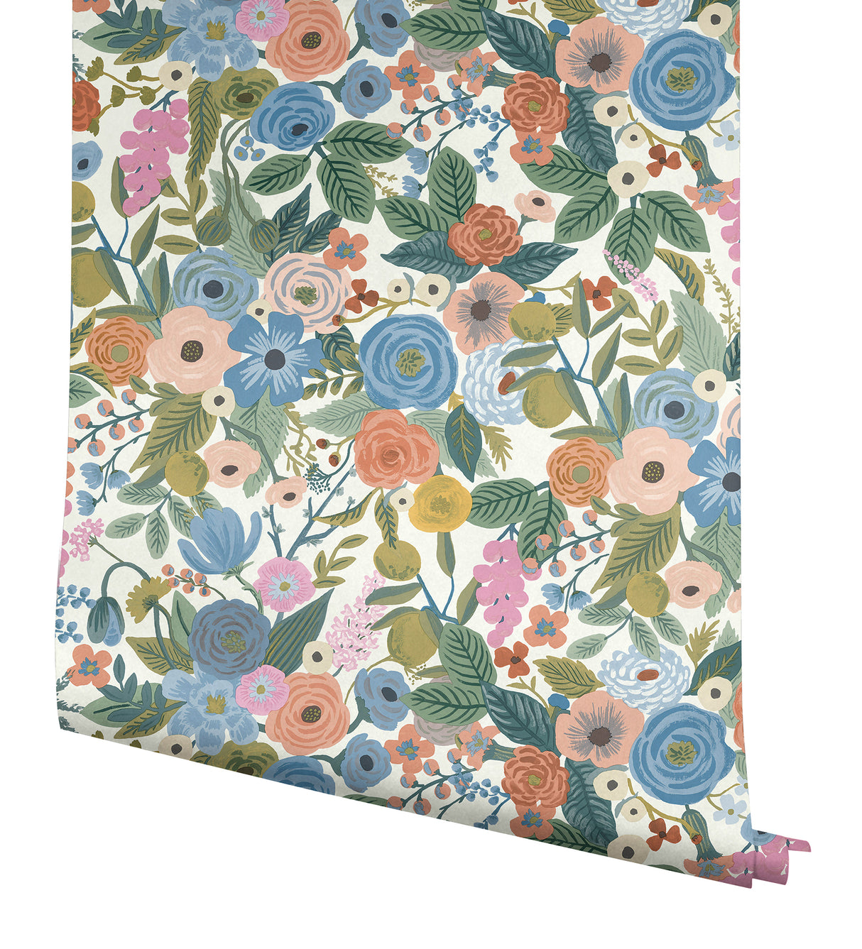 York PSW1485RL Garden Party Cobalt Multi Peel & Stick Wallpaper