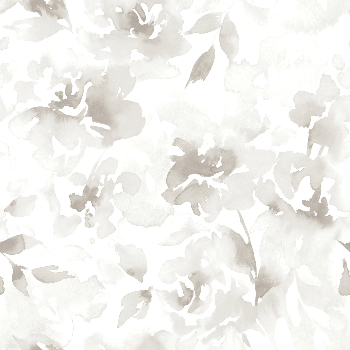 York PSW1495RL Renewed Floral Neutral Wallpaper